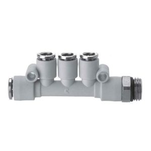 7542 10-8-3/8 RACOR EN TECNOPOLIMERO S-RAPIDO-MANGUERA 10-8MM ROSCA 3/8 - Image 1