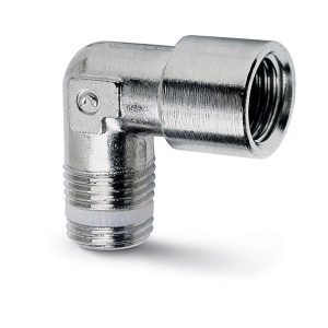 S2020 1/4-1/4 RACOR ACCESORIO SPRINT CODO MACHO Y EMBRA - ROSCA INTERNA Y EXTERNA 1/4 - Image 1